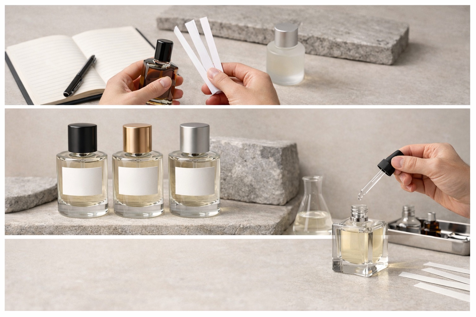 Custom fragrance creation process